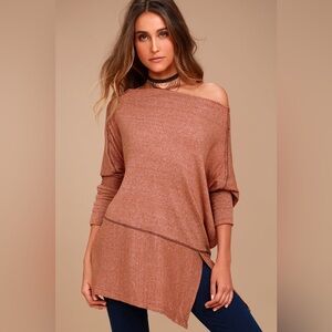 We The Free Londontown Rust Orange Long Sleeve Thermal Top